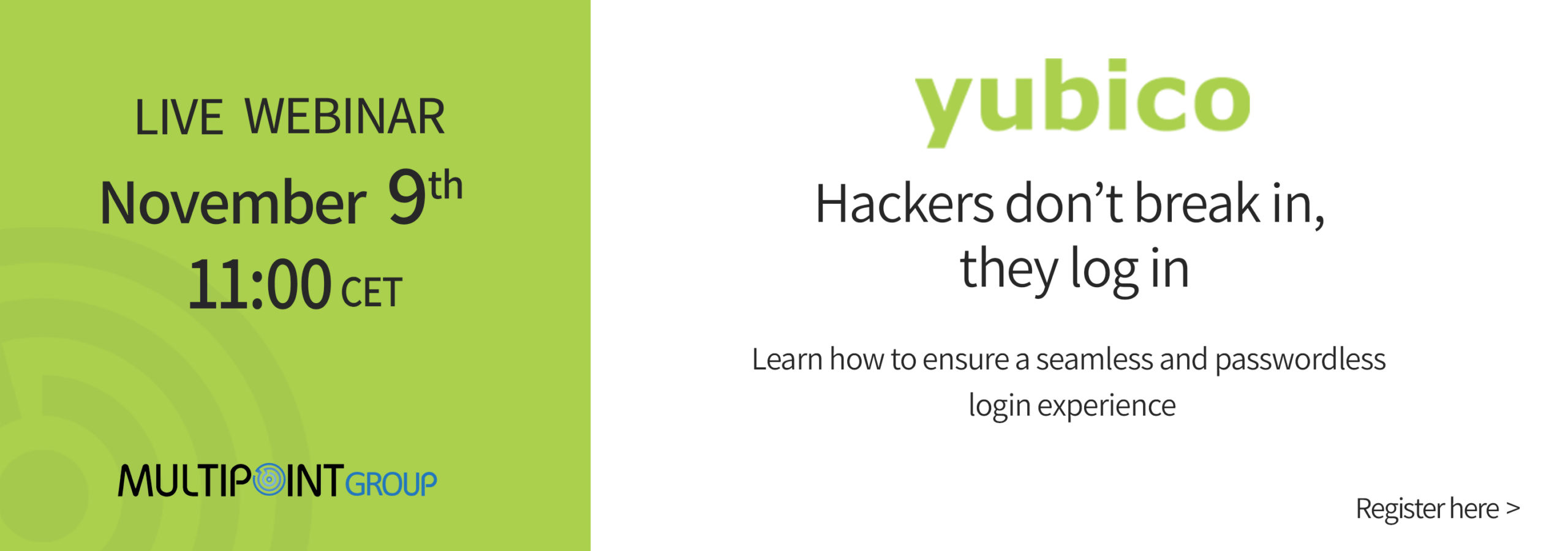 Read more about the article Yubico Webinar